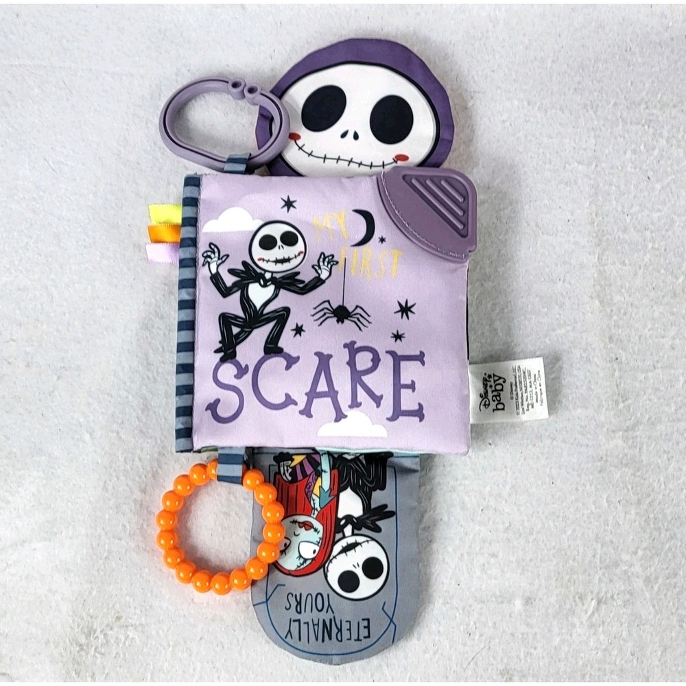 Disney Baby My First Scare Nightmare Before Christmas Jack Skellington Soft Book